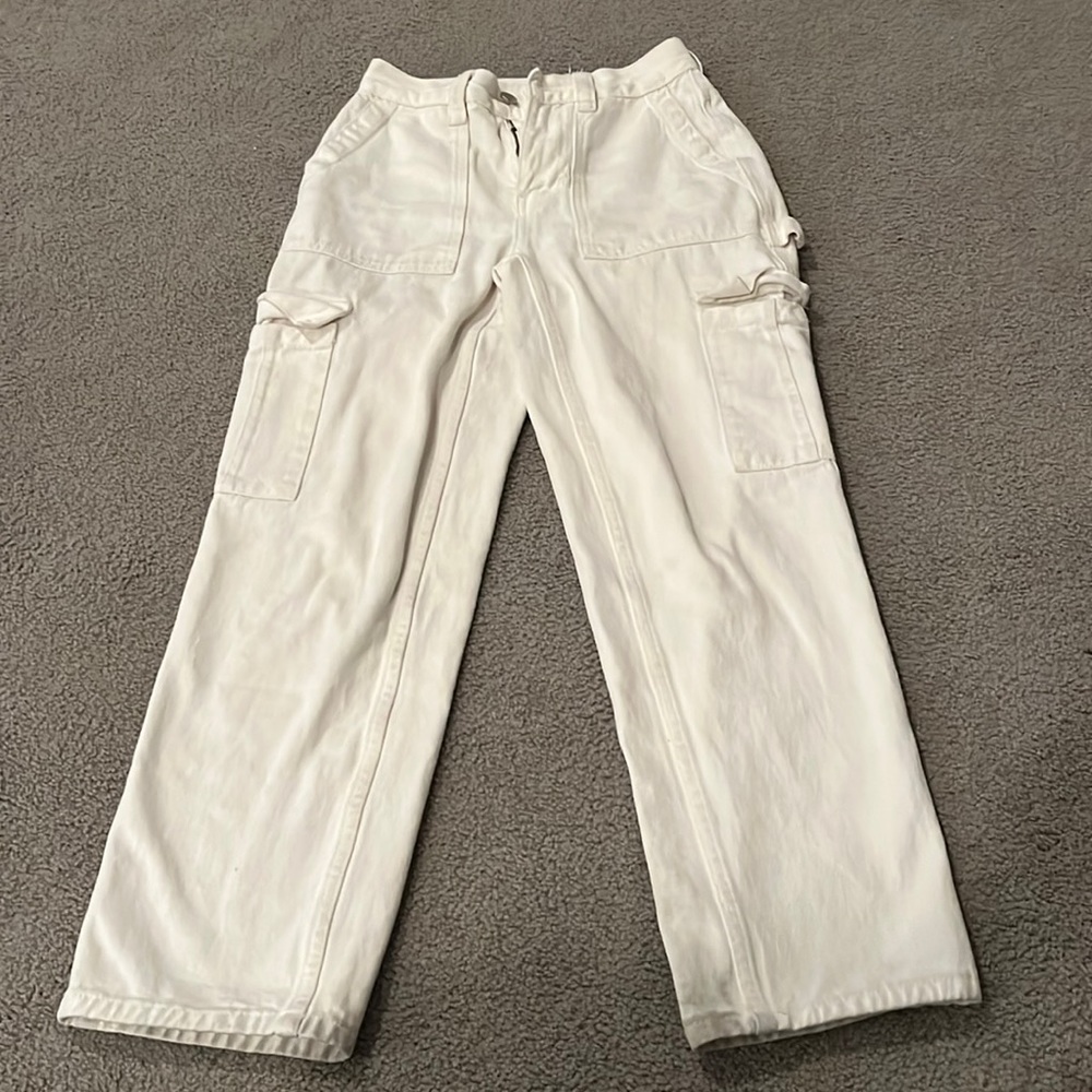 pacsun high rise carpenter pants size 23  (light cream color)
